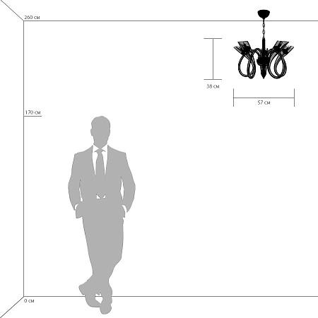 Подвесная люстра Lightstar Stella 892061 Подвесная люстра Lightstar Stella 892061