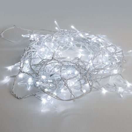 Новогодняя гирлянда Eurosvet 100-102 белый 3*0,6м IP65 Новогодняя гирлянда Eurosvet 100-102 белый 3*0,6м IP65