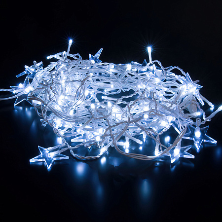 Новогодняя гирлянда Eurosvet 100-102 белый 3*0,6м IP65 Новогодняя гирлянда Eurosvet 100-102 белый 3*0,6м IP65