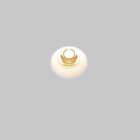 Светильник встраиваемый светодиодный Maytoni Round DL058-7W2.7K-TRS-W