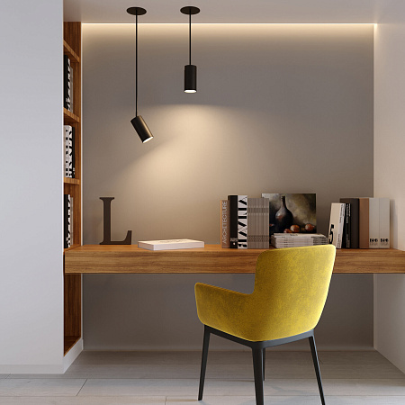 Спот светодиодный Elektrostandard Drop 50222 LED белый;чёрный / черный жемчуг a061483