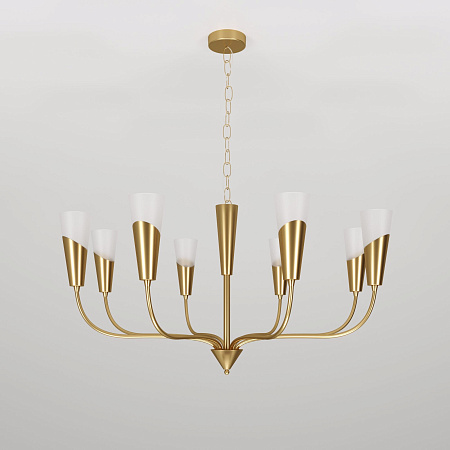 Люстра подвесная Eurosvet Rhyton 60167/8 латунь a068281 Люстра подвесная Eurosvet Rhyton 60167/8 латунь a068281