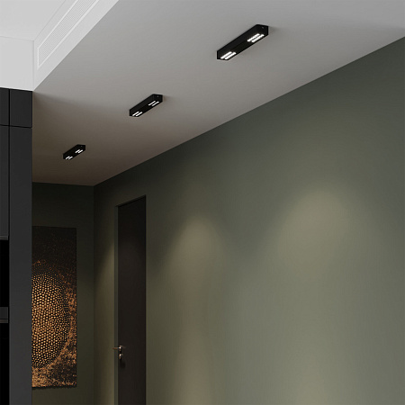 Светильник потолочный светодиодный Elektrostandard Tend 25115/LED черный a068852 Светильник потолочный светодиодный Elektrostandard Tend 25115/LED черный a068852