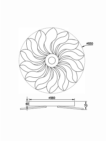 Светильник настенно-потолочный светодиодный Freya Cameron FR10023CL-L127W Светильник настенно-потолочный светодиодный Freya Cameron FR10023CL-L127W