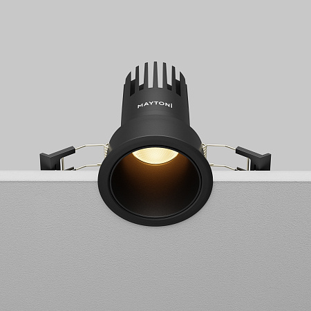 Светильник встраиваемый светодиодный Maytoni Dip DL116-10W-2.7K-B