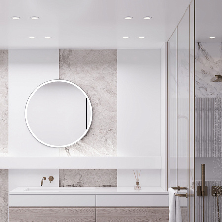 Светильник встраиваемый Elektrostandard City 25060/01 GU10 белый IP44 a070142