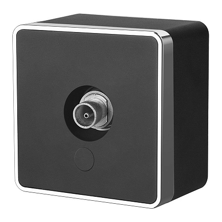 ТВ-розетка оконечная черная/хром Werkel Gallant W5083035 4690389164767 a050969 ТВ-розетка оконечная черная/хром Werkel Gallant W5083035 4690389164767 a050969