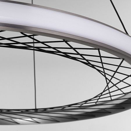 Светильник подвесной светодиодный Eurosvet Parafe 40024/1 LED серый a069305 Светильник подвесной светодиодный Eurosvet Parafe 40024/1 LED серый a069305