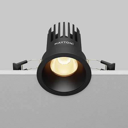 Светильник встраиваемый светодиодный Maytoni Dip DL117-15W-2.7K-B
