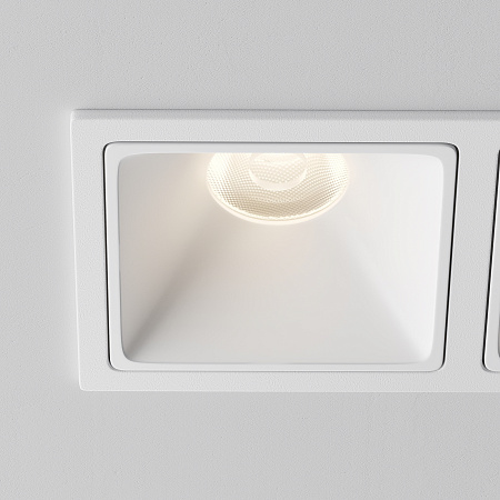Светильник встраиваемый светодиодный Maytoni Alfa LED DL043-02-10W4K-SQ-W-1