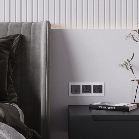 Розетка с заземлением и шторками Werkel черный W1171148 Розетка с заземлением и шторками Werkel черный W1171148