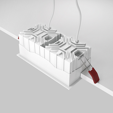 Светильник встраиваемый Maytoni Alfa LED DL043-02-15W3K-SQ-W