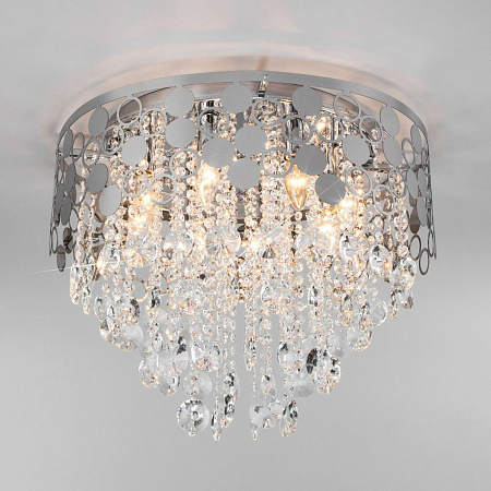 Хрустальная люстра Eurosvet Lianna 10123/8 хром a054118 Хрустальная люстра Eurosvet Lianna 10123/8 хром a054118