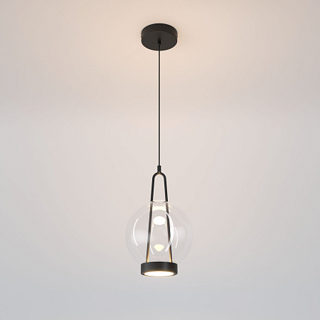 Светильник подвесной светодиодный Eurosvet Frasco 50267/1 LED черный a069346 Светильник подвесной светодиодный Eurosvet Frasco 50267/1 LED черный a069346