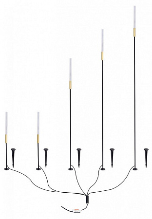 Уличный грунтовый светильник Arte Lamp MUSTER A1083PA-5BK Уличный грунтовый светильник Arte Lamp MUSTER A1083PA-5BK