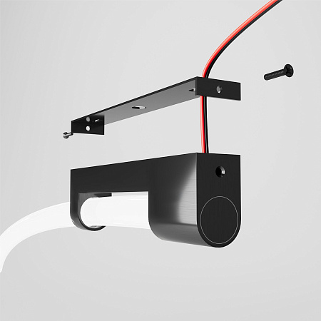 Накладные крепления для круглого гибкого неона Elektrostandard Full light FL 28160 Черный a070761