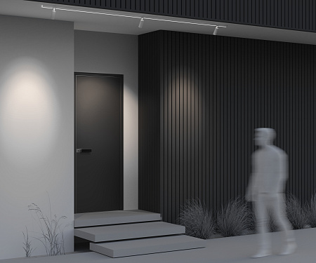 Трековый однофазный уличный светодиодный светильник Maytoni Elasity IP Focus Led O-TR01-1-S-16WW3K