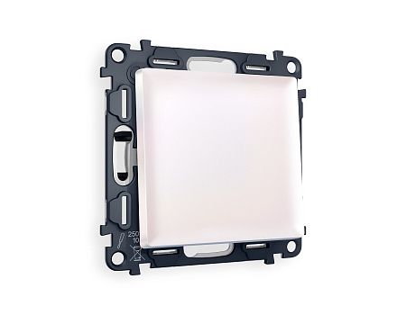 Комплект механизма 1-клавишного выключателя Ambrella Volt ALFA MA201010 Комплект механизма 1-клавишного выключателя Ambrella Volt ALFA MA201010