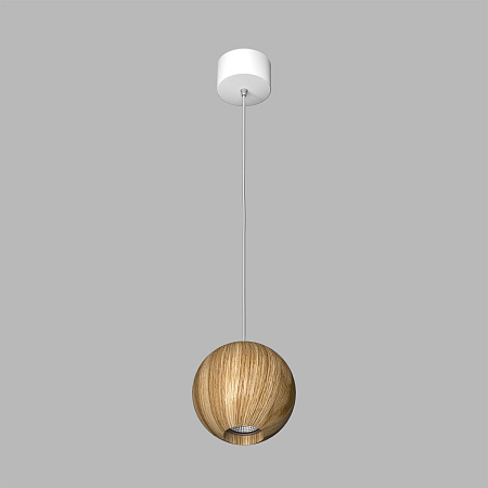 Светильник подвесной светодиодный Ledron SPACE-R110-Wooden-White