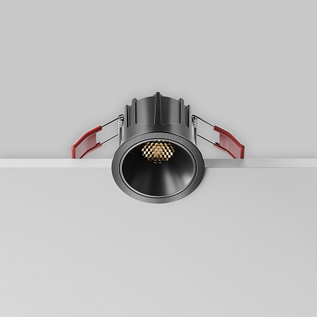Светильник встраиваемый светодиодный Maytoni Alfa LED DL043-01-10W3K-RD-B-1