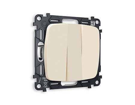 Комплект механизма 3-клавишного выключателя Ambrella Volt OMEGA MO325010 Комплект механизма 3-клавишного выключателя Ambrella Volt OMEGA MO325010