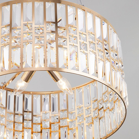 Хрустальная люстра Eurosvet Lory 10125/5 золото a054444 Хрустальная люстра Eurosvet Lory 10125/5 золото a054444