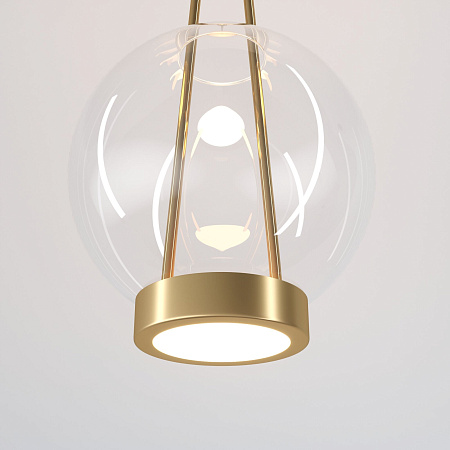 Светильник подвесной светодиодный Eurosvet Frasco 50267/1 LED латунь a069344 Светильник подвесной светодиодный Eurosvet Frasco 50267/1 LED латунь a069344