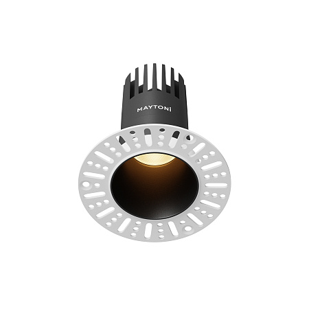 Светильник встраиваемый светодиодный Maytoni Dip DL120-10W-2.7K-TRS-B