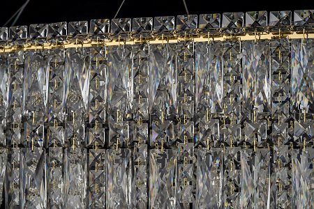 Люстра хрустальная светодиодная Arti Lampadari Ovindoli L 1.5.120x40.100 G Люстра хрустальная светодиодная Arti Lampadari Ovindoli L 1.5.120x40.100 G