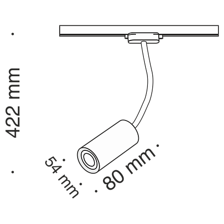 Трековый однофазный светильник Maytoni Unity SPL TR010-1-GU10-W