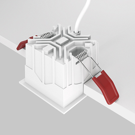 Светильник встраиваемый Maytoni Alfa LED DL043-01-10W3K-D-SQ-WB