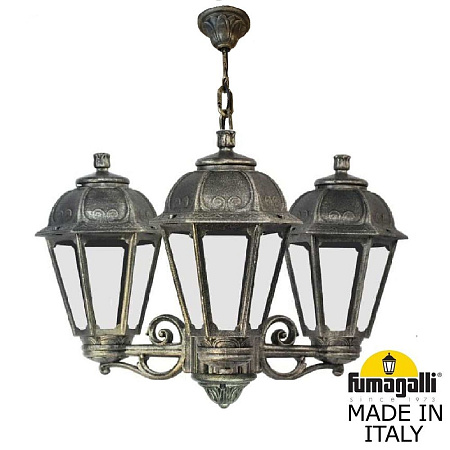 Уличный подвесной светильник FUMAGALLI SICHEM/SABA 3L K22.120.S30.BXF1R Уличный подвесной светильник FUMAGALLI SICHEM/SABA 3L K22.120.S30.BXF1R