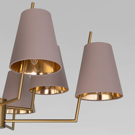 Люстра на штанге Eurosvet Topanga 60173/8 латунь a069018 Люстра на штанге Eurosvet Topanga 60173/8 латунь a069018