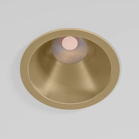 Светильник встраиваемый светодиодный Elektrostandard Forte 25071/LED 15W 4000K латунь a069411