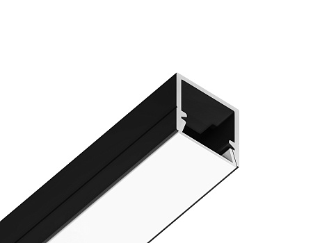 Профиль алюминиевый накладной 10*10 Ambrella light Illumination GP1650BK Профиль алюминиевый накладной 10*10 Ambrella light Illumination GP1650BK