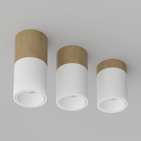 Светильник потолочный светодиодный Ledron RINBOK-130-Wooden-White Светильник потолочный светодиодный Ledron RINBOK-130-Wooden-White