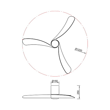 Люстра с вентилятором светодиодная Mantra NEMO 9047 Люстра с вентилятором светодиодная Mantra NEMO 9047