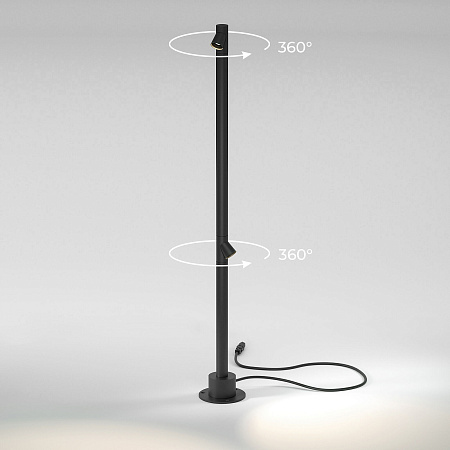 Уличный ландшафтный светодиодный светильник Elektrostandard Rone (35175/F) черный (a066698) Уличный ландшафтный светодиодный светильник Elektrostandard Rone (35175/F) черный (a066698)