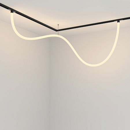 Трековый магнитный светодиодный светильник Maytoni Exility TR101-2-50W3K-B Трековый магнитный светодиодный светильник Maytoni Exility TR101-2-50W3K-B