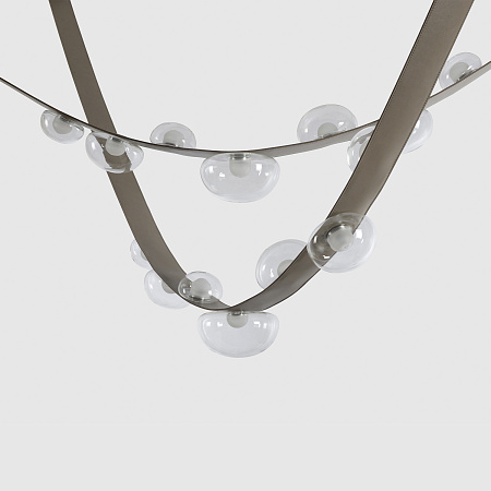 Светильник подвесной светодиодный Crystal Lux BOSQUE SP7 L3000 GREY/TRANSPARENT Светильник подвесной светодиодный Crystal Lux BOSQUE SP7 L3000 GREY/TRANSPARENT