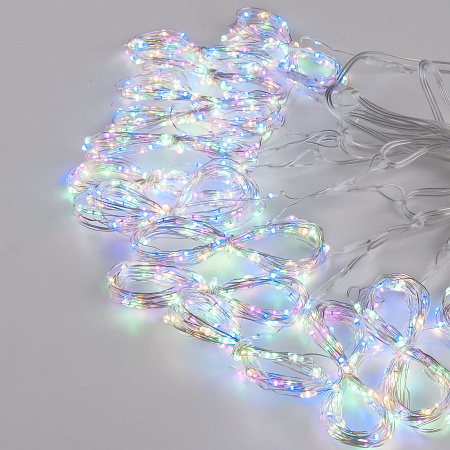 Гирлянда занавес "роса" мульти Eurosvet 200-006 a060419 Гирлянда занавес "роса" мульти Eurosvet 200-006 a060419