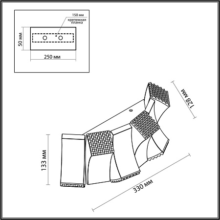 Светильник светодиодный настенный Odeon Light ASTURO 4993/12WL