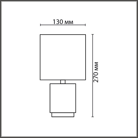 Настольная лампа Lumion KAISA 8177/1T