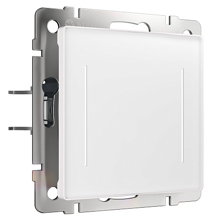 Сенсорный выключатель двухклавишный с подсветкой Werkel белый белый W4522001 Сенсорный выключатель двухклавишный с подсветкой Werkel белый белый W4522001