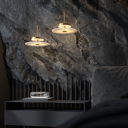 Светильник подвесной светодиодный Eurosvet Thasos 40342 LED латунь a069277 Светильник подвесной светодиодный Eurosvet Thasos 40342 LED латунь a069277