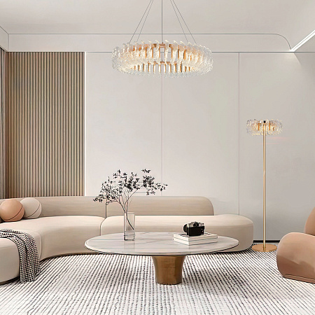 Торшер светодиодный Bogates Farfalla 80510/1 золото