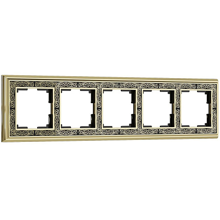 Рамка на 5 постов Werkel Palacio Gracia WL77-Frame-05 a041171 Рамка на 5 постов Werkel Palacio Gracia WL77-Frame-05 a041171