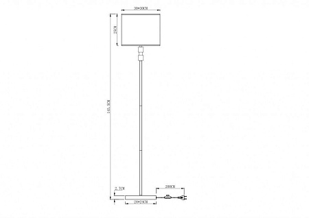 Торшер Arte Lamp North A5896PN-1CC Торшер Arte Lamp North A5896PN-1CC