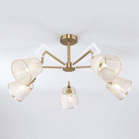 Люстра потолочная Eurosvet Alicante 60082/5 бронза (00000086126) Люстра потолочная Eurosvet Alicante 60082/5 бронза (00000086126)