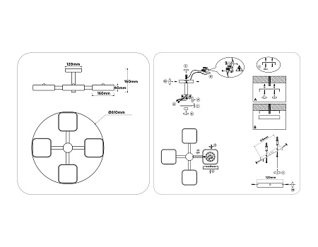 Люстра потолочная светодиодная Ambrella light FL4879 Люстра потолочная светодиодная Ambrella light FL4879